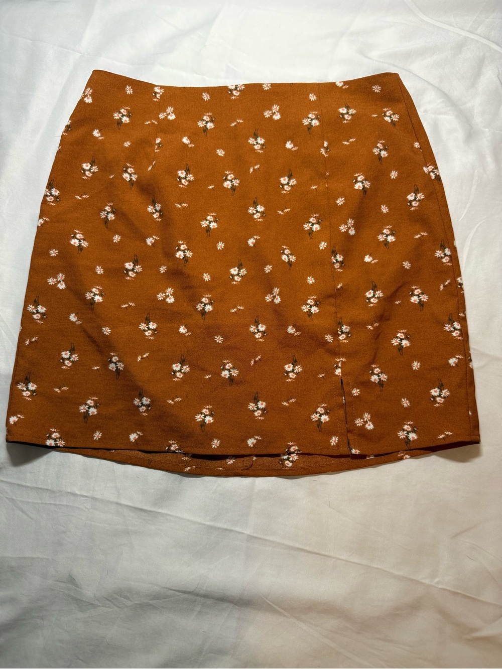 Aeropostale Rust Floral Mini Skirt